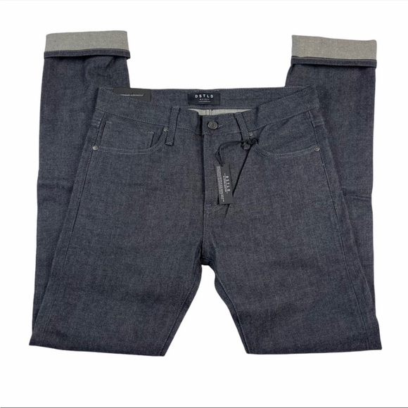DSTLD Other - DSTLD NWT men’s skinny fit black selvedge jeans SZ 32X34
